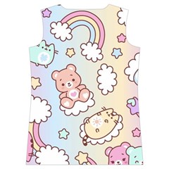 Usheen Carebears, Bears, Cat, Colorful, Cute, Pastel, Pattern Women s Basketball Tank Top from ArtsNow.com Back