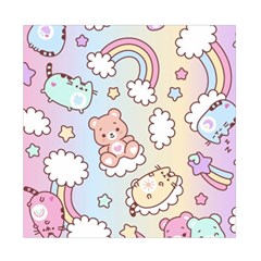 Usheen Carebears, Bears, Cat, Colorful, Cute, Pastel, Pattern Duvet Cover Double Side (Full/ Double Size) from ArtsNow.com Front