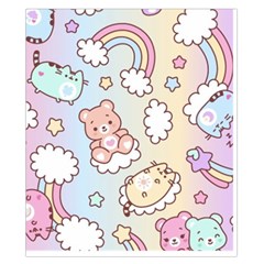 Usheen Carebears, Bears, Cat, Colorful, Cute, Pastel, Pattern Duvet Cover Double Side (California King Size) from ArtsNow.com Front