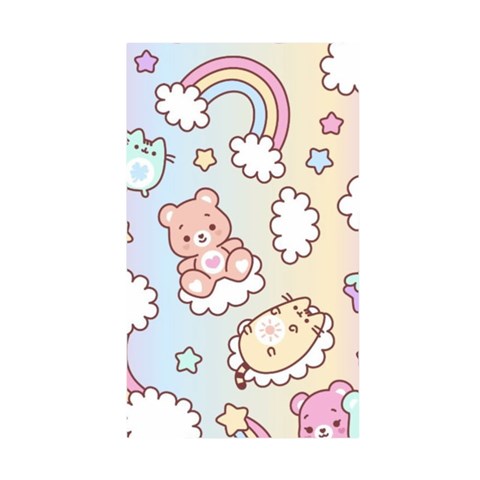 Usheen Carebears, Bears, Cat, Colorful, Cute, Pastel, Pattern Duvet Cover (Single Size) from ArtsNow.com Duvet Quilt