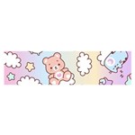 Usheen Carebears, Bears, Cat, Colorful, Cute, Pastel, Pattern Oblong Satin Scarf (16  x 60 )