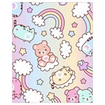 Usheen Carebears, Bears, Cat, Colorful, Cute, Pastel, Pattern Drawstring Bag (Small)