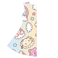 Usheen Carebears, Bears, Cat, Colorful, Cute, Pastel, Pattern Short Sleeve V Back Left