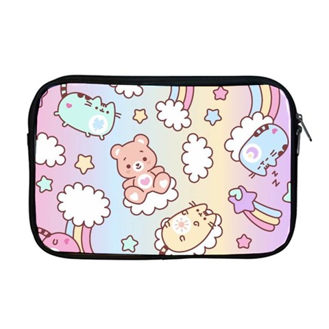 Usheen Carebears, Bears, Cat, Colorful, Cute, Pastel, Pattern Apple MacBook Pro 17  Zipper Case from ArtsNow.com Front