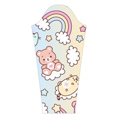 Usheen Carebears, Bears, Cat, Colorful, Cute, Pastel, Pattern Long Sleeve Velvet V Left Sleeve