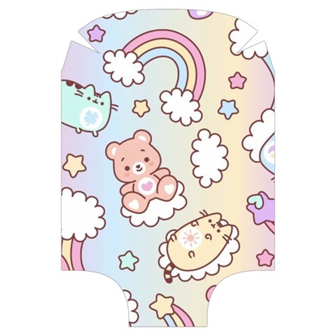 Usheen Carebears, Bears, Cat, Colorful, Cute, Pastel, Pattern Luggage Cover (Large) from ArtsNow.com Front