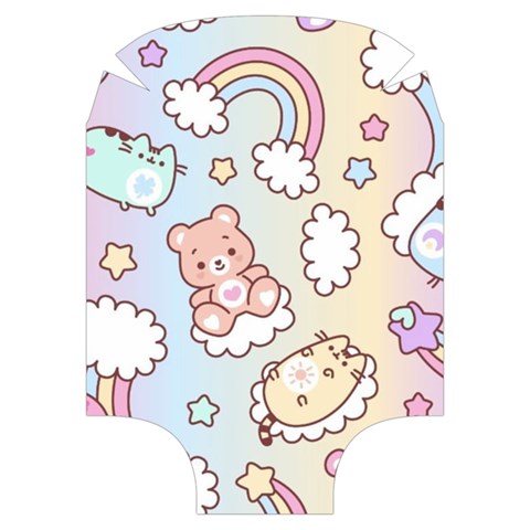 Usheen Carebears, Bears, Cat, Colorful, Cute, Pastel, Pattern Luggage Cover (Medium) from ArtsNow.com Front