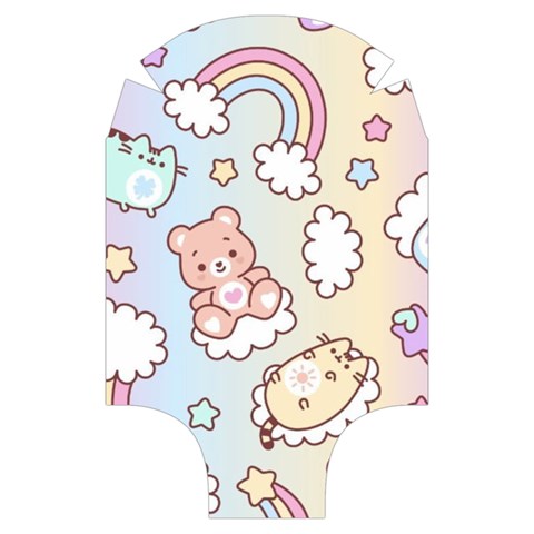 Usheen Carebears, Bears, Cat, Colorful, Cute, Pastel, Pattern Luggage Cover (Small) from ArtsNow.com Front