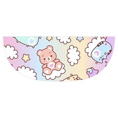 Usheen Carebears, Bears, Cat, Colorful, Cute, Pastel, Pattern Kids  Hooded Rain Ponchos from ArtsNow.com Brim