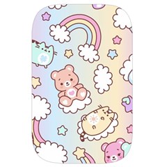 Usheen Carebears, Bears, Cat, Colorful, Cute, Pastel, Pattern Waist Pouch (Small) from ArtsNow.com Front