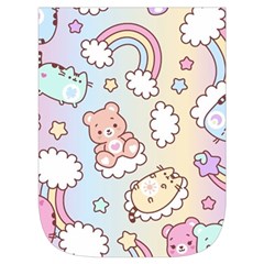 Usheen Carebears, Bears, Cat, Colorful, Cute, Pastel, Pattern Waist Pouch (Small) from ArtsNow.com Front Pocket