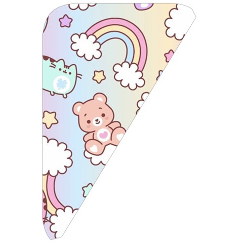 Usheen Carebears, Bears, Cat, Colorful, Cute, Pastel, Pattern Belt Pouch Bag (Small) from ArtsNow.com Front Right