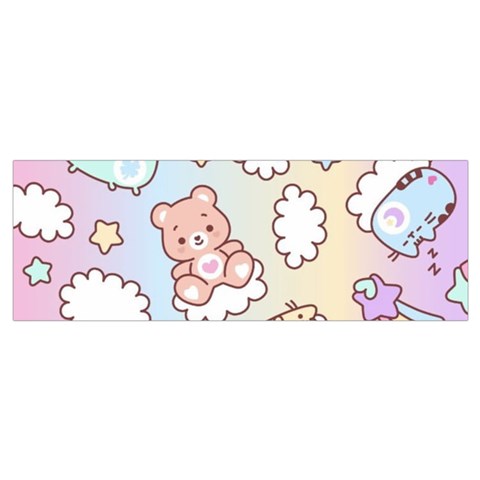 Usheen Carebears, Bears, Cat, Colorful, Cute, Pastel, Pattern Wristlet Pouch Bag (Small) from ArtsNow.com Bottom