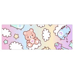 Usheen Carebears, Bears, Cat, Colorful, Cute, Pastel, Pattern Wristlet Pouch Bag (Small) from ArtsNow.com Bottom