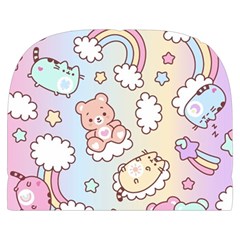 Usheen Carebears, Bears, Cat, Colorful, Cute, Pastel, Pattern Make Up Case (Small) from ArtsNow.com Back