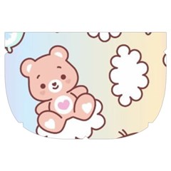 Usheen Carebears, Bears, Cat, Colorful, Cute, Pastel, Pattern Make Up Case (Small) from ArtsNow.com Side Right