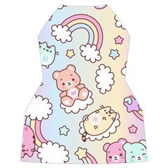 Usheen Carebears, Bears, Cat, Colorful, Cute, Pastel, Pattern Women s Long Sleeve Raglan T Back