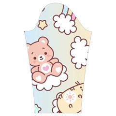 Usheen Carebears, Bears, Cat, Colorful, Cute, Pastel, Pattern Kids  Midi Sailor Dress from ArtsNow.com Sleeve Left