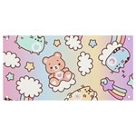 Usheen Carebears, Bears, Cat, Colorful, Cute, Pastel, Pattern Banner and Sign 4  x 2 