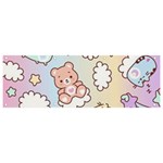 Usheen Carebears, Bears, Cat, Colorful, Cute, Pastel, Pattern Banner and Sign 9  x 3 