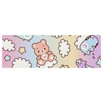 Usheen Carebears, Bears, Cat, Colorful, Cute, Pastel, Pattern Banner and Sign 12  x 4 