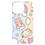 Usheen Carebears, Bears, Cat, Colorful, Cute, Pastel, Pattern iPhone 14 Pro Max Black UV Print Case