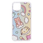 Usheen Carebears, Bears, Cat, Colorful, Cute, Pastel, Pattern iPhone 14 Plus TPU UV Print Case