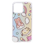 Usheen Carebears, Bears, Cat, Colorful, Cute, Pastel, Pattern iPhone 14 Pro Max TPU UV Print Case