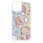 Usheen Carebears, Bears, Cat, Colorful, Cute, Pastel, Pattern iPhone 13 mini TPU UV Print Case