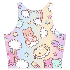 Usheen Carebears, Bears, Cat, Colorful, Cute, Pastel, Pattern Cut Out Top from ArtsNow.com Back