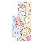 Usheen Carebears, Bears, Cat, Colorful, Cute, Pastel, Pattern Samsung Galaxy S24 6.2 Inch TPU UV Case