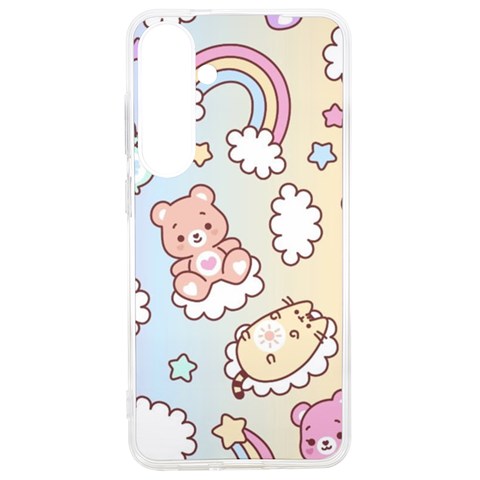 Usheen Carebears, Bears, Cat, Colorful, Cute, Pastel, Pattern Samsung Galaxy S24 Ultra 6.9 Inch TPU UV Case from ArtsNow.com Front