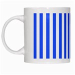 Blue Stripes, Sticker, Stickers White Mug