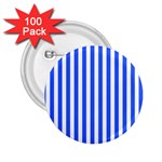 Blue Stripes, Sticker, Stickers 2.25  Buttons (100 pack) 