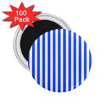 Blue Stripes, Sticker, Stickers 2.25  Magnets (100 pack) 