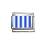 Blue Stripes, Sticker, Stickers Italian Charm (9mm)