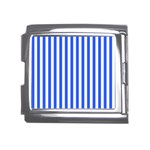 Blue Stripes, Sticker, Stickers Mega Link Italian Charm (18mm)