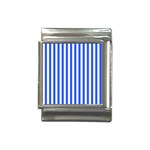 Blue Stripes, Sticker, Stickers Italian Charm (13mm)