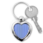 Blue Stripes, Sticker, Stickers Key Chain (Heart)