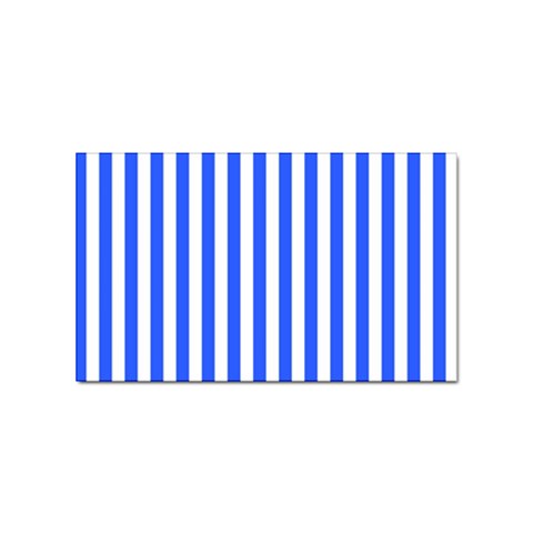 Blue Stripes, Sticker, Stickers Sticker (Rectangular) from ArtsNow.com Front