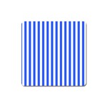 Blue Stripes, Sticker, Stickers Square Magnet