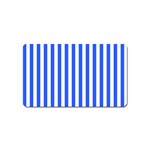 Blue Stripes, Sticker, Stickers Magnet (Name Card)