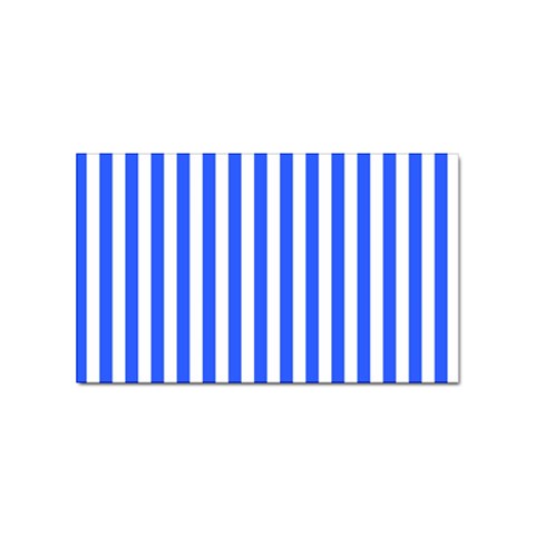 Blue Stripes, Sticker, Stickers Sticker Rectangular (100 pack) from ArtsNow.com Front