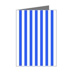 Blue Stripes, Sticker, Stickers Mini Greeting Card