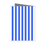 Blue Stripes, Sticker, Stickers Mini Greeting Cards (Pkg of 8)