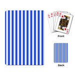 Blue Stripes, Sticker, Stickers Playing Cards Single Design (Rectangle)