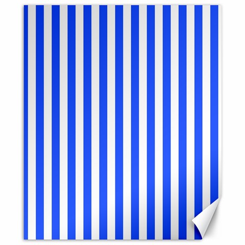 Blue Stripes, Sticker, Stickers Canvas 8  x 10  from ArtsNow.com 8.15 x9.66  Canvas - 1