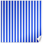 Blue Stripes, Sticker, Stickers Canvas 12  x 12 