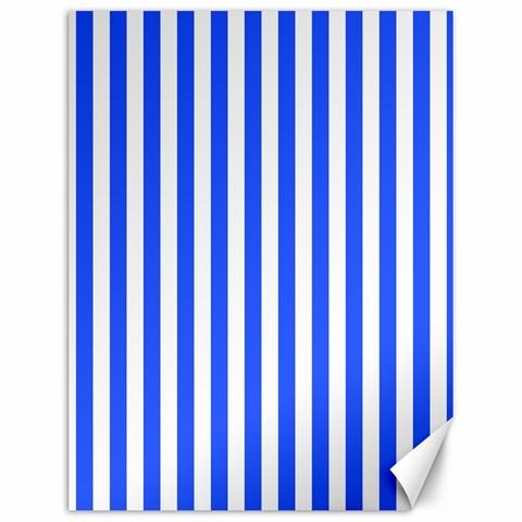 Blue Stripes, Sticker, Stickers Canvas 12  x 16  from ArtsNow.com 11.86 x15.41  Canvas - 1