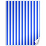 Blue Stripes, Sticker, Stickers Canvas 12  x 16 